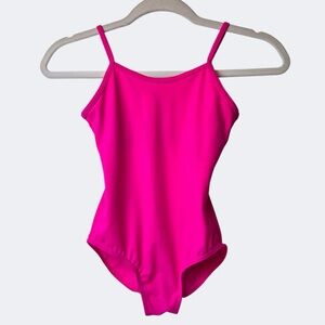 Balera Hot Pink Camisole Leotard Child Medium